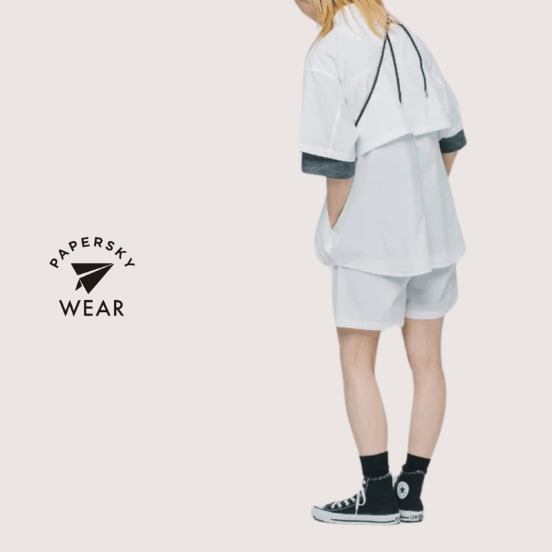 PAPERSKY WEAR】HIKE&BIKE CAVE BIG HALF SHIRTS- PAPERSKY WEAR】HIKE&BIKE CAVE BIG HALF SHIRTS-