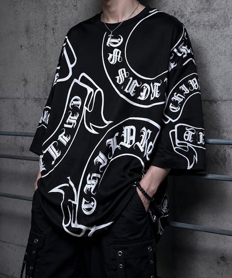 【 Y.e(J)ow 】総柄BIGTシャツ（126806）