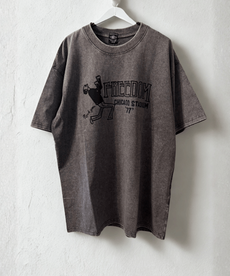 【LUMBER】DYED T-SHIRT FREEDOM（261801）