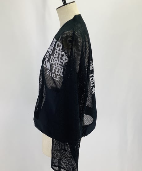 【select】英字プリントメッシュシアージャケット（A16709）