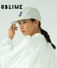 【 SUBLIME 】NYLON EMB 5PNANEL CAP（SB251-0204）