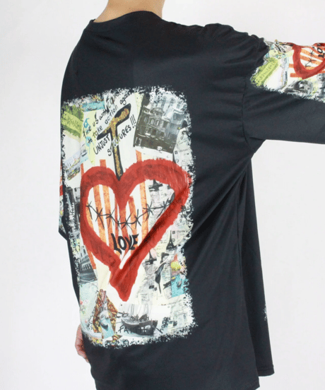 【select】パール＆ビジュー付きBIGシルエットTシャツ（265723）