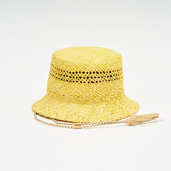 SUBLIME/サブライム】COLOR RAFFIA BUCKET HAT（SB251-04