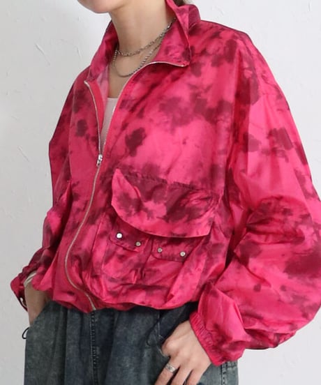 【select】ムラ柄ショート丈zipブルゾン（20744535）
