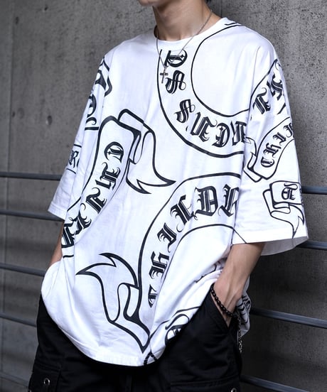 【 Y.e(J)ow 】総柄BIGTシャツ（126806）