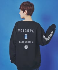 【YOIDORE】 One CUP OZEKI コラボ クルーネックスウェット (845614)ブラック