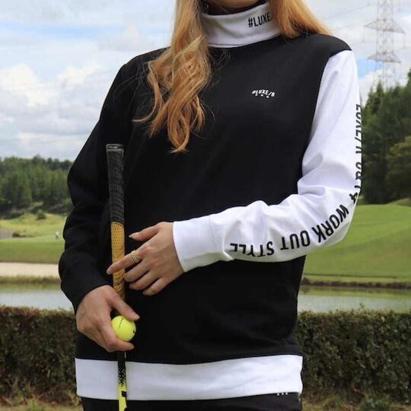 【即発送】ゴルフ レディース ジーフォア カットソー トップス 長袖（ブラック） 即発送】ゴルフ レディース ジーフォア 長袖 トップス カットソー