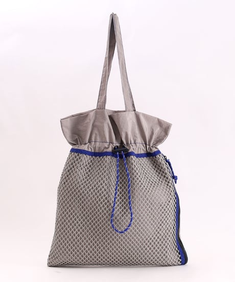 【レディース】mesh pocket drawstring TOTE BAG（11013）