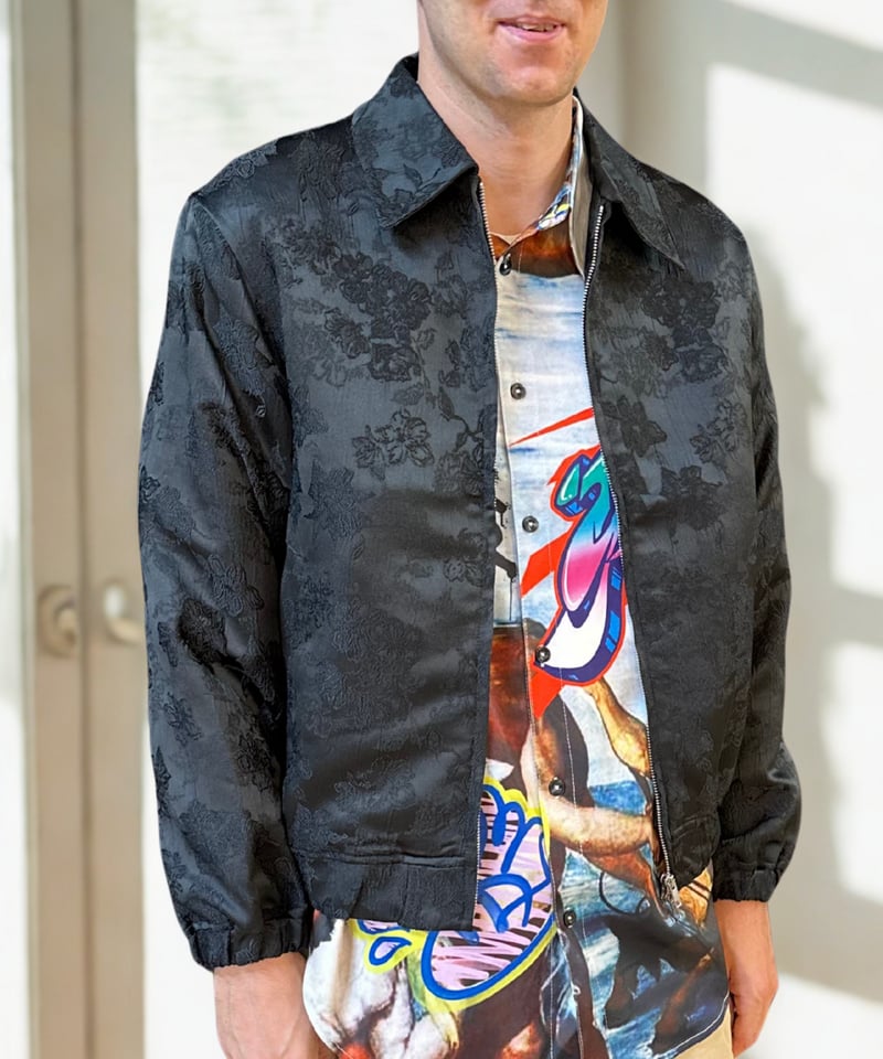 メンズ・ユニセックス】フラワージャガード ドリズラージャケット