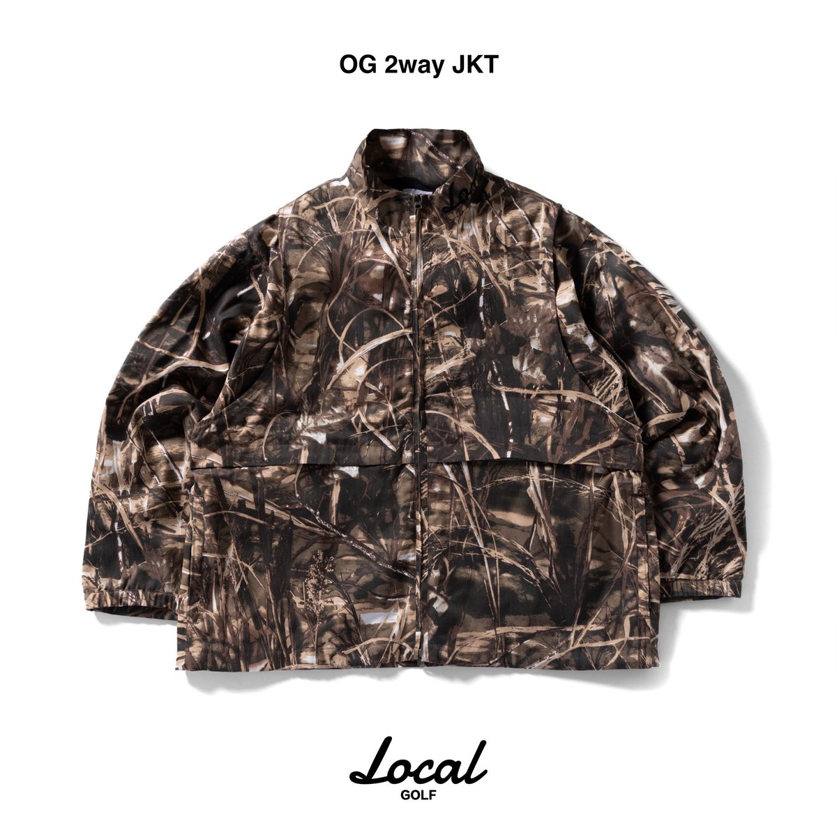 LOCAL GOLF 】OG 2way JKT | Real Camo（LG-102JK-