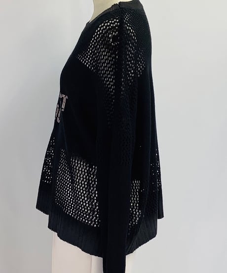 【select】ロングシーズン活躍！英字プリントニット（C8188）
