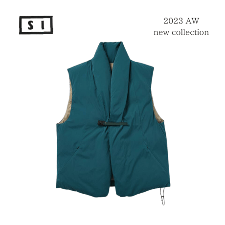 【Si /エスアイ】PUFFER DOWN VEST  #007 forest green(10123305)