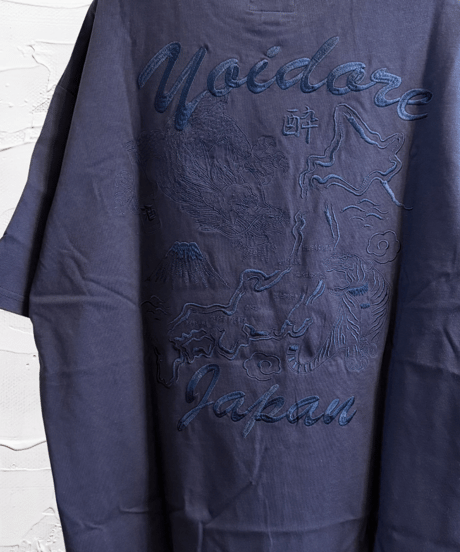 YOIDORE(ヨイドレ) 龍と虎 JAPAN TEE ネイビー（826213）
