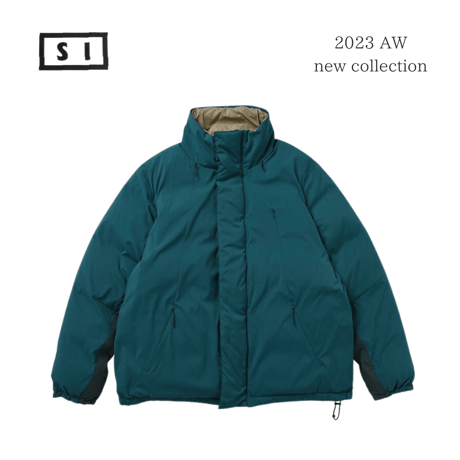 【Si /エスアイ】RIVERSIBLE DOWN BLOUSON #007 forest green(10123301）