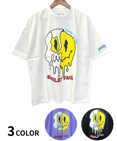 【smiley face】スマイル&スカル　BIG TEE（325600）