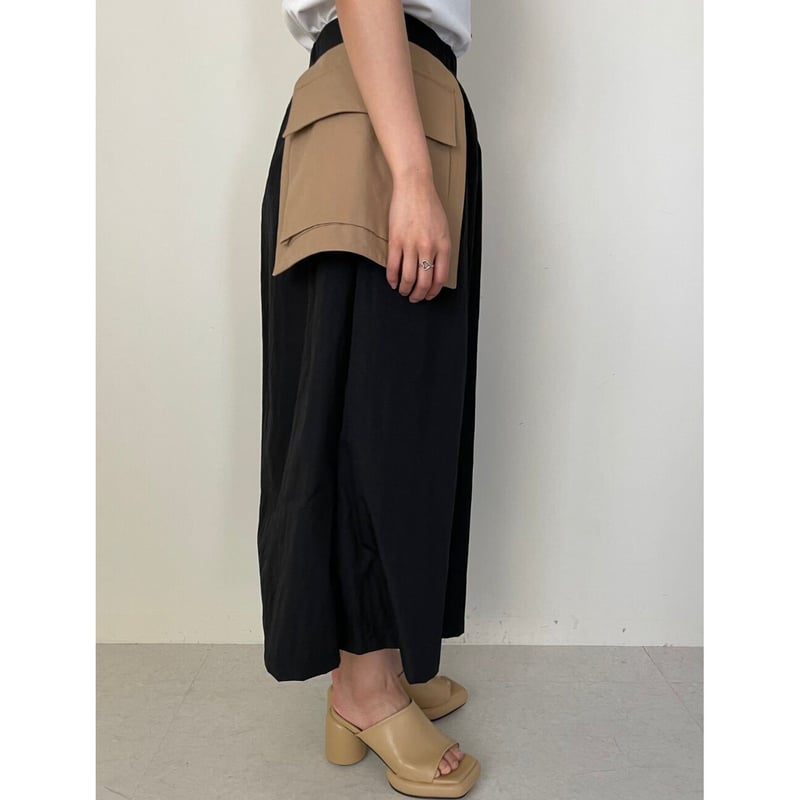 DOLLUPOOPS】ミリタリーポケット付変形ボリュームスカート(600761  