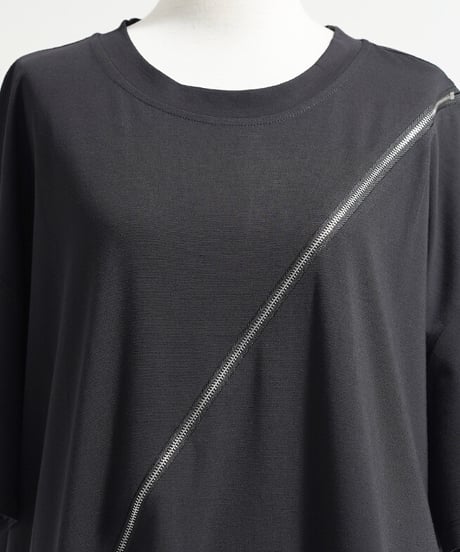 【select】アシメジップデザインビッグプルオーバー（4267）