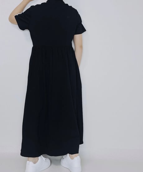 【select】デニム切り替えロングワンピース（77004）
