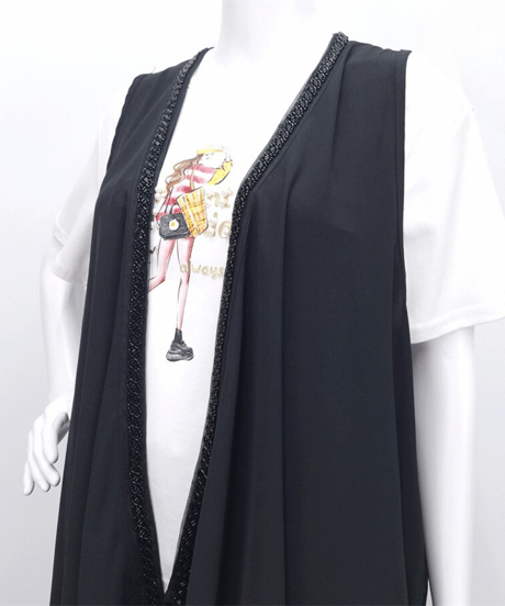 【select】ドレープロングジレ（75432）