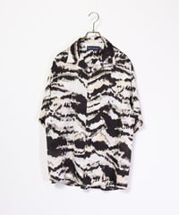 【Many men many minds】 Total pattern short sleeve open collar shirt（2515086）