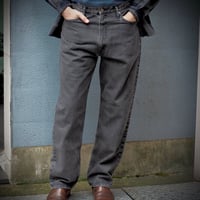 [SPELLBOUND / スペルバウンド] 12ozブラックデニム USローカルワイドパンツ