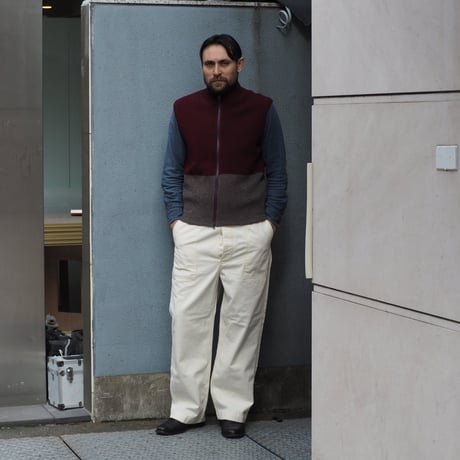 [OMNIGOD womens / オムニゴッド] ヘリンボーン イージーベイカーパンツ