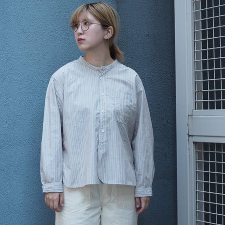 [OMNIGOD womens / オムニゴッド]  スタンドカラーシャツ