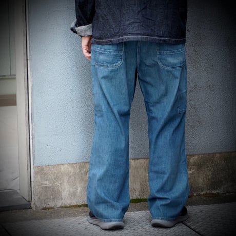 [OMNIGOD mens / オムニゴッド] 8ozデニム ルーズイージーペインターパンツ【53-256D】【53-257D】