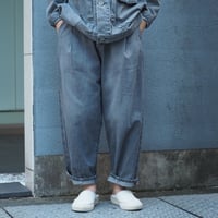 [Brocante / ブロカント] 12ozリングBKデニム アンプリッセパンツ