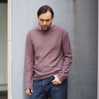 [EDO]草木染めオーガニックコットン長袖Tシャツ