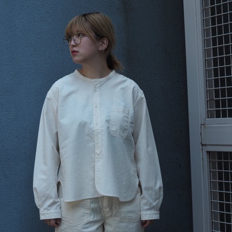 [OMNIGOD womens / オムニゴッド]  スタンドカラーシャツ