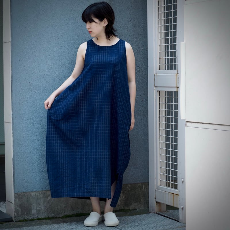 OMNIGOD]ノースリーブバルーンワンピース | EDO-STORE