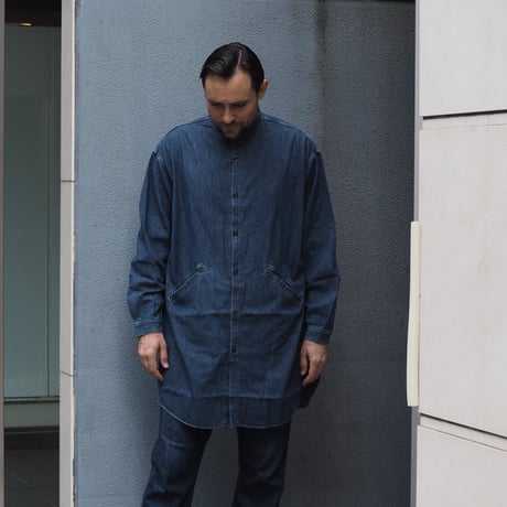 SPELLBOUND 長袖 オーバーシャツ ロングシャツ カバーオール 3