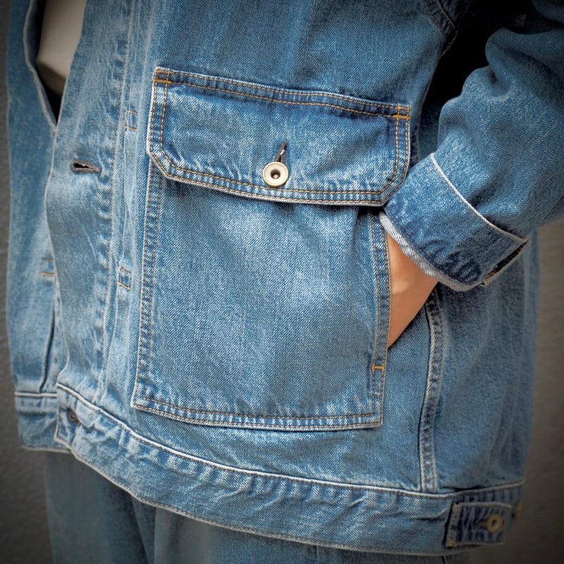 Brocante] 12ozリングデニム アンプリッセジャケット | EDO-STORE