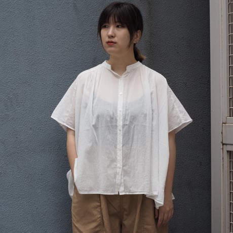 [Brocante / ブロカント] インドボイル フロンセシャツ