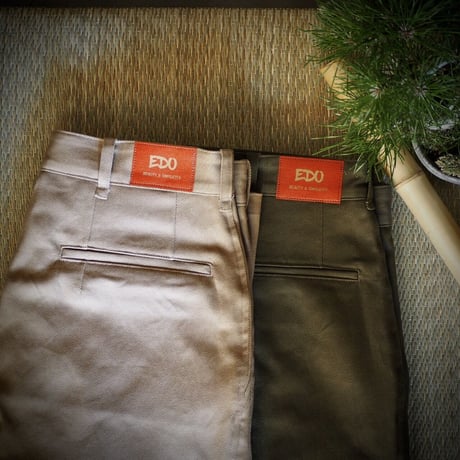EDO　チノクロスパンツ