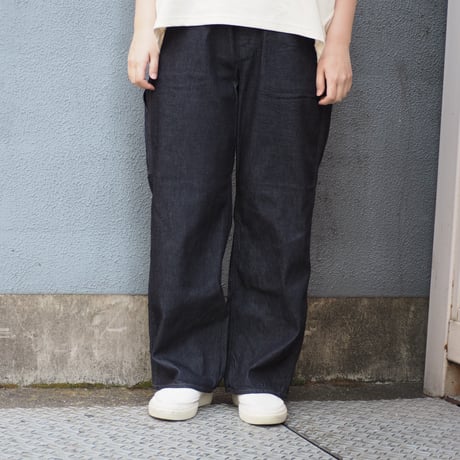 [OMNIGOD mens / オムニゴッド] 8ozデニム ルーズイージーペインターパンツ【53-256D】【53-257D】