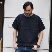 [OMNIGOD unisex / オムニゴッド]テンセルリネンツイル ショートスリーブクルーネックTシャツ【56-419X】