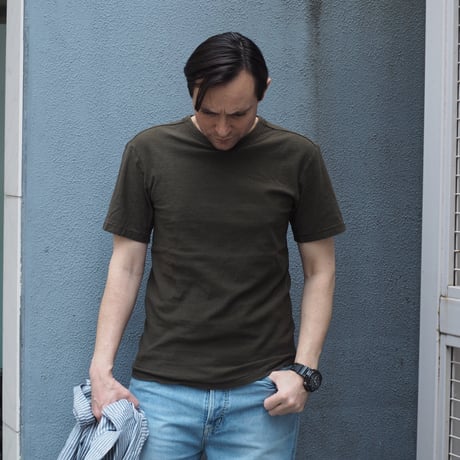 [EDO]草木染めオーガニックコットンTシャツ