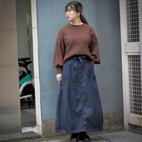 [Brocante / ブロカント] 度詰ワッフル モンシェットロンTシャツ