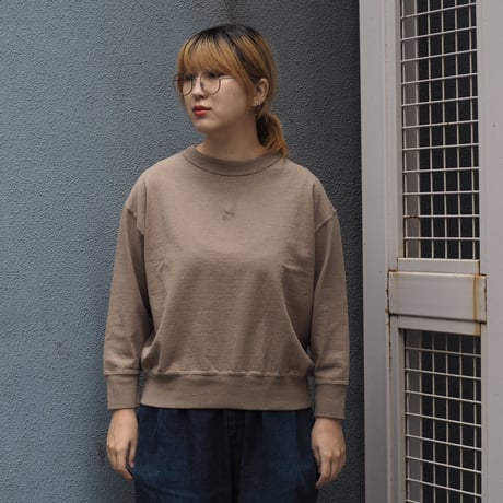 [OMNIGOD womens / オムニゴッド] ８/天竺 マニッシュトレーナー