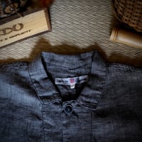 [Brocante / ブロカント] リネン先染ガーゼジャルダンコート【38-294L】