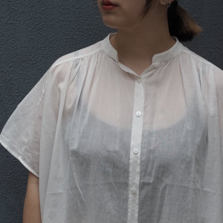 [Brocante / ブロカント] インドボイル フロンセシャツ