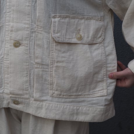 [Brocante / ブロカント] コットンパナマ アンプリッセジャケット【38-295Z】【38-296Z】