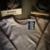 [EDO unisex]クルミ染めクルーネックトレーナー
