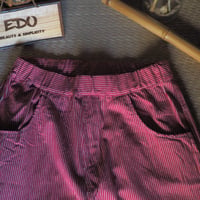 [EDO]8ozカラーヒッコリー ノッポパンツ