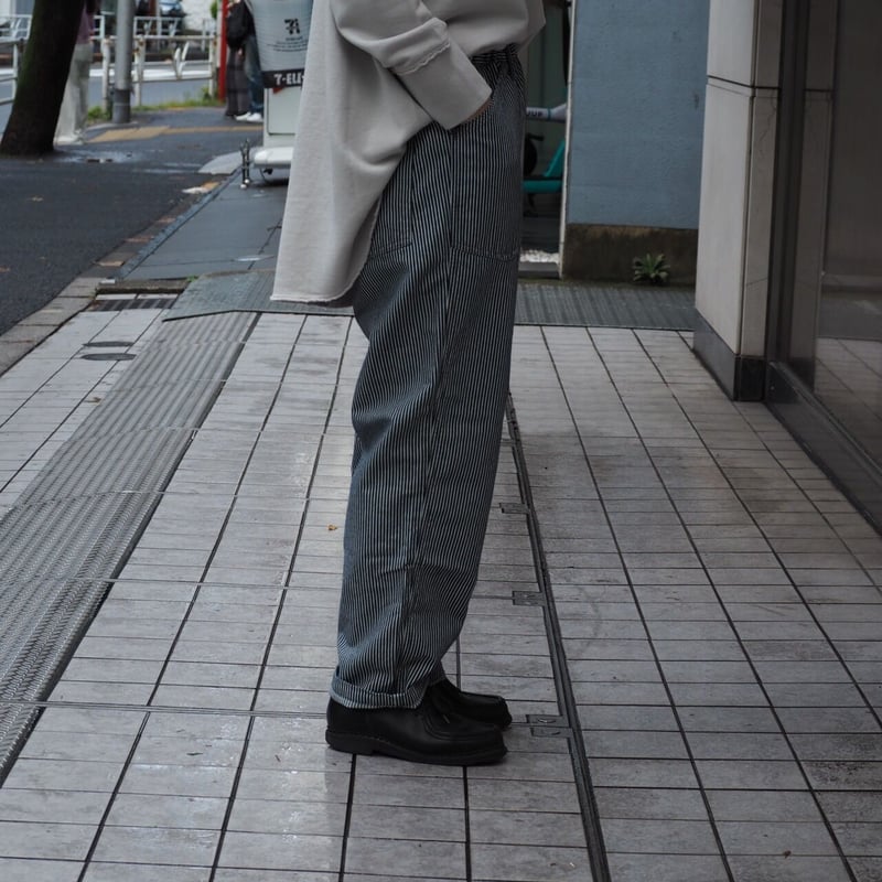 OMNIGOD mens] ヒッコリーストライプ PWイージーパンツ | EDO-STORE
