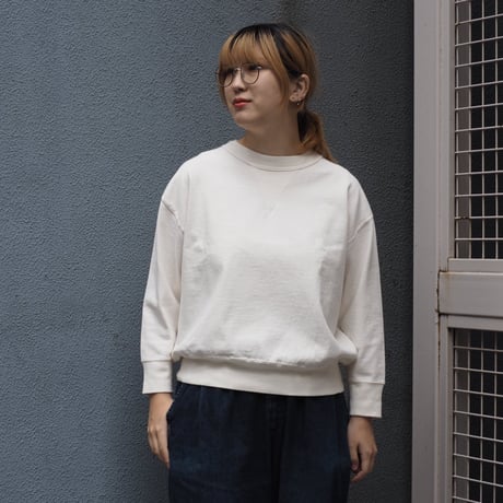 [OMNIGOD womens / オムニゴッド] ８/天竺 マニッシュトレーナー