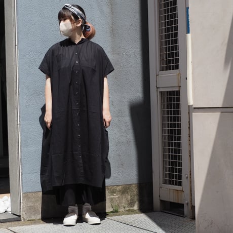 [Brocante / ブロカント] インドボイル フロンセワンピース【37-269X】【37-270X】
