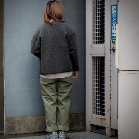 [OMNIGOD womens / オムニゴッド] ヘリンボーン イージーベイカーパンツ